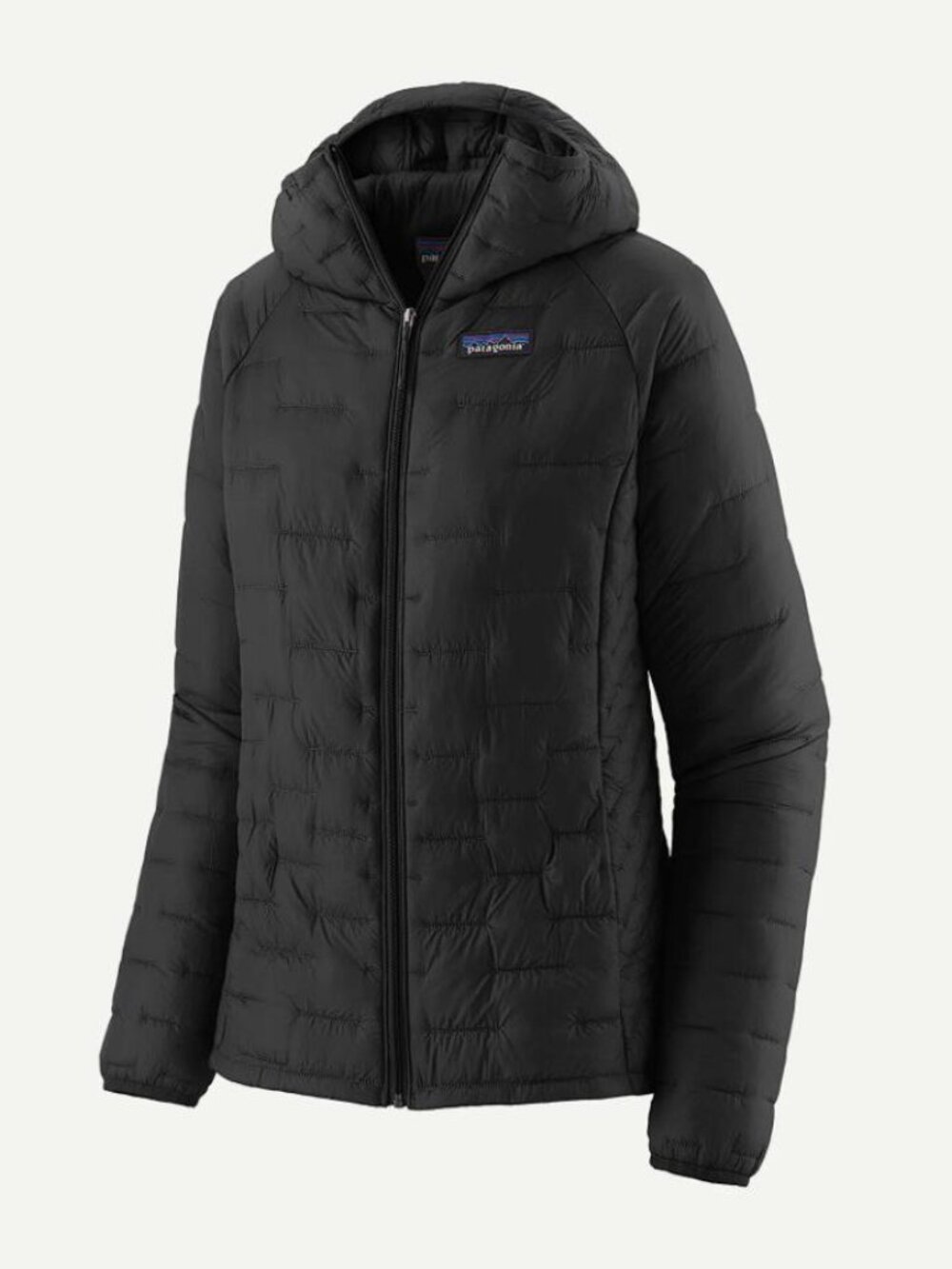 PATAGONIA Women's Micro Puff Hoody Size M In Black